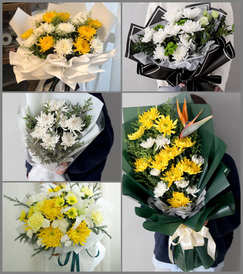 山东青岛平度市明村镇马户顶村白事花束代送